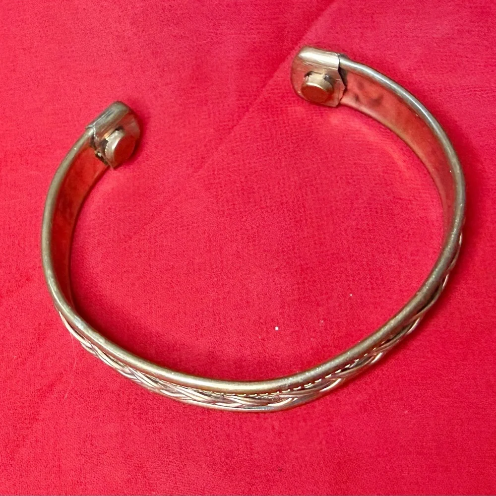 vintage brass & copper cuff bracelet